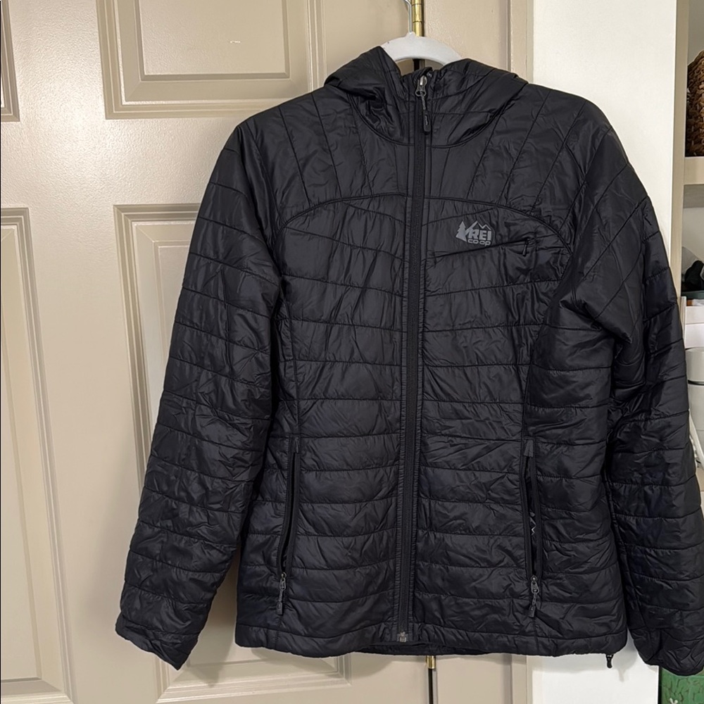 REI Women’s Black Quilted Jacket